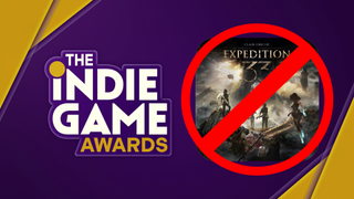 The Indie Game Awards key graphic with Expedition 33 crossed out
